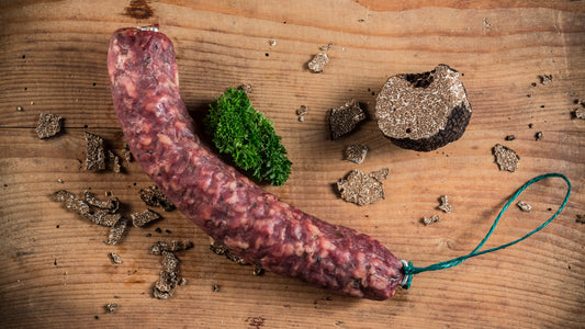 Saucisse sèche de sanglier à la Truffe Suisse
